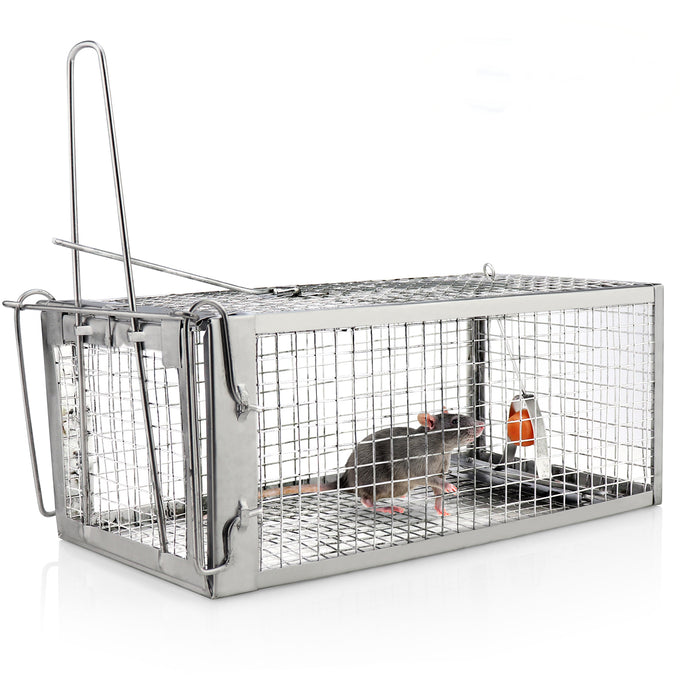 Classic Humane Mouse Trap with Steel Construction - Catch Mice Without Harm