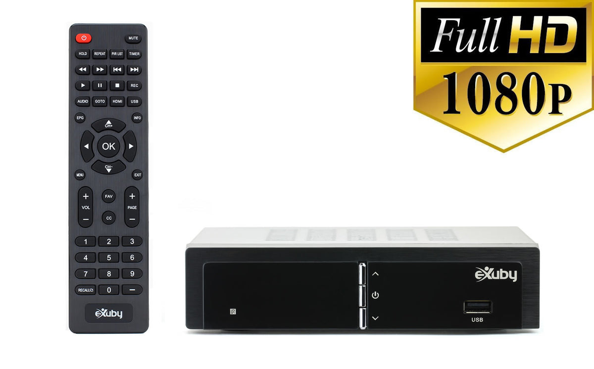 eXuby Digital TV Converter Box 1668 - Get Rid of Cable Bills - View an ...