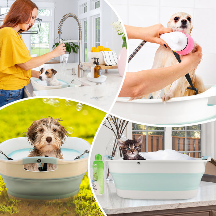 eXuby - 2-Pack Adjustable Dog Bowl Stand for Large Breed Dogs - Keeps Your  Dog Comfortable While Eating or Drinking - Perfect Height of 14 - Expands