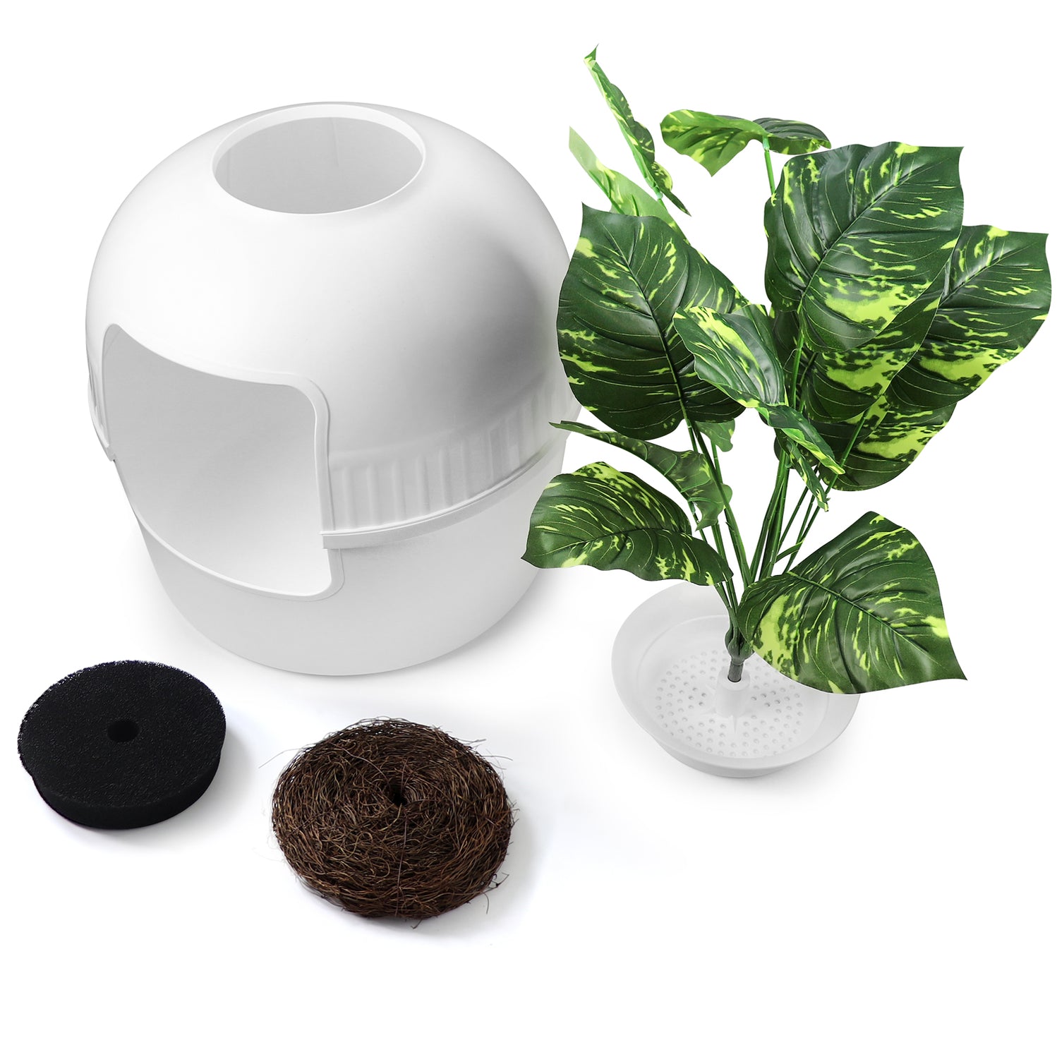 eXuby Hidden Litter Box for Cats The Only White Planter Furniture Li — Product Prodigy Online