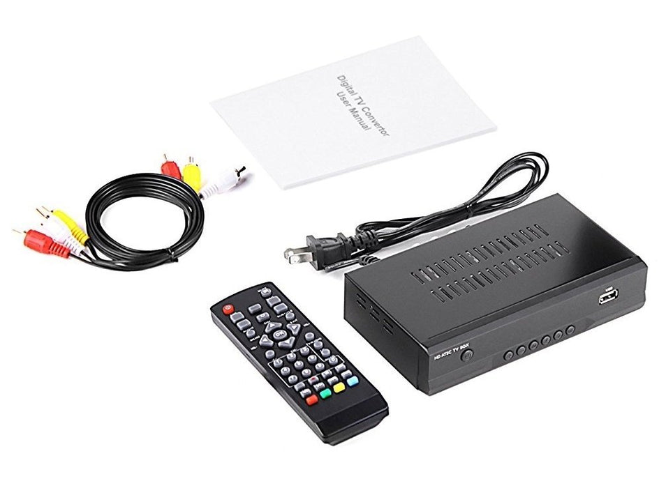 eXuby Digital TV Converter Box 1668 - Get Rid of Cable Bills - View and Record Local HD Digital Channels for Free - Instant or Scheduled Recording, 1080P HDTV, Electronic Program Guide