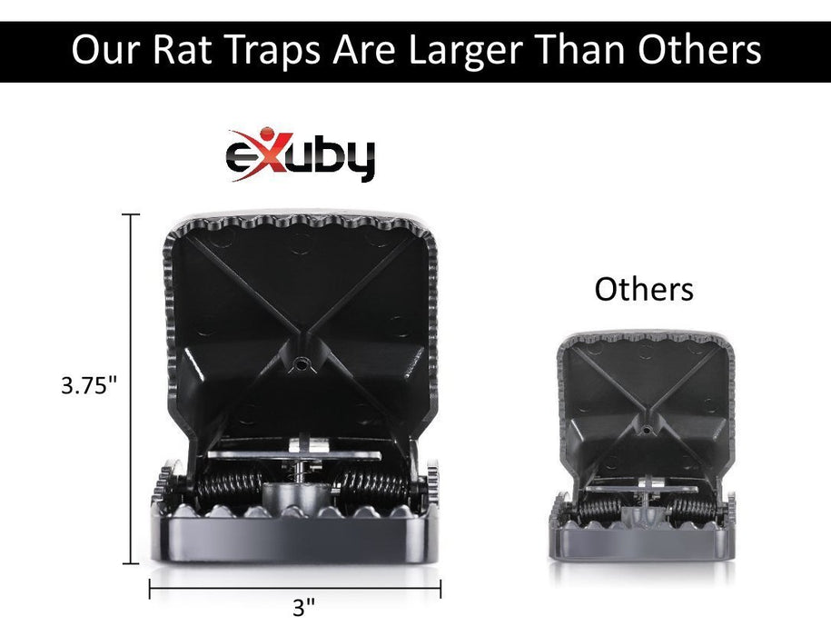 Most Effective and Large Powerful Rat Trap on the Market - (4 to 24 pack)
